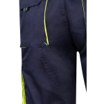 Bermudas laborales bicolor algodón y poliéster 240 g/m2 Velilla color amarillo septima vista