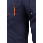 Bermudas laborales bicolor algodón y poliéster 240 g/m2 Velilla color naranja septima vista