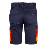 Bermudas laborales bicolor algodón y poliéster 240 g/m2 Velilla color naranja
