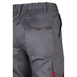 Pantalón laboral multibolsillos algodón y poliéster 200 g/m2 color rojo sexta vista