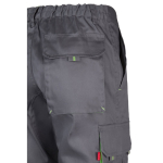 Pantalón laboral multibolsillos algodón y poliéster 200 g/m2 color verde sexta vista