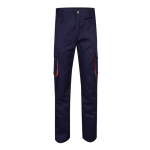 Pantalón laboral multibolsillos algodón y poliéster 200 g/m2 color naranja segunda vista