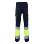 Pantalón de trabajo multibolsillos elástico 240 g/m2 Velilla color amarillo
