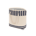 Bolsa de RPET con interior de aluminio y diseños con rayas cuarta vista