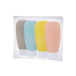 Botes para organizar líquidos y cuidado personal en estuche segunda vista