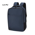 Mochila para portátil de PU publicitaria con cinta para trolley 15''