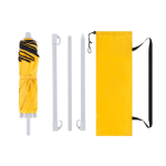 Sombrilla de playa plegable en bolsa de transporte a juego Ø160 octava vista