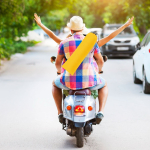 Sombrilla de playa plegable en bolsa de transporte a juego Ø160 novena vista