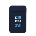 Tarjetero adhesivo para móvil en material elástico personalizable vista principal