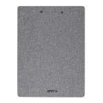 Portapapeles de poliéster RPET con pinza y porta bolígrafos A4 tercera vista