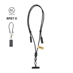 Lanyard con función de carga, traspaso de datos y transporte de móvil