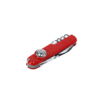 Clásica navaja multiusos de acero inoxidable con 10 funciones tercera vista