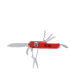 Clásica navaja multiusos de acero inoxidable con 10 funciones vista principal