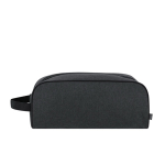 Zapatillero de poliéster RPET con asa negra en el lateral color negro primera vista