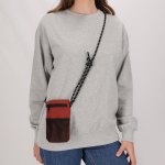 Bandolera de poliéster con cierre principal y bolsillo exterior quinta vista