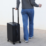 Trolley de cobertura rígida con posavasos y soporte para tablet color negro quinta vista