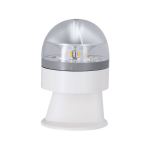 Luz de emergencia con geolocalizador con base de fijación magnética color blanco primera vista