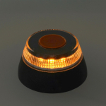 Luz de emergencia con geolocalización y base de fijación magnética color negro