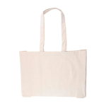 Bolsa de la compra de algodón natural Oeko-Tex® 220 g/m2 color caqui primera vista