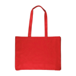Bolsa de la compra de algodón de colores Oeko-Tex® 220 g/m2 color rojo primera vista
