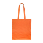Bolsa de la compra de algodón de colores Oeko-Tex® 140 g/m2 color naranja primera vista