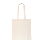 Bolsa de la compra de algodón natural Oeko-Tex® 140 g/m2 color caqui primera vista