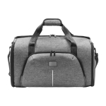 Bolsa para viaje de poliéster reciclado y correa para trolley color gris primera vista