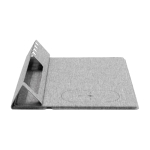 Alfombrilla de ratón multifuncional con soporte y cargador de móvil quinta vista