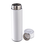 Termo de acero inoxidable reciclado con colador de té extraible 425ml tercera vista