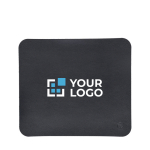 Alfombrilla de ratón de materiales reciclados para personalizar color negro vista de impresión