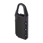 Candado numérico hecho de zinc personalizable con mosquetón primera vista