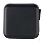 Cinta métrica de centímetros y pulgadas con pulsador de bloqueo 5M color negro segunda vista