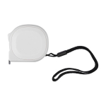 Cinta métrica en varios colores con muñequera y pulsador de bloqueo 3M color blanco primera vista