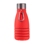 Botella de silicona plegable con tapa de acero y mosquetón 550ml quinta vista