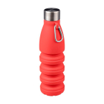 Botella de silicona plegable con tapa de acero y mosquetón 550ml sexta vista