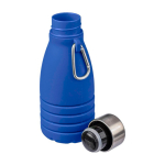 Botella de silicona plegable con tapa de acero y mosquetón 550ml sexta vista