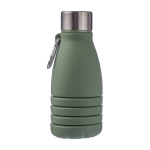 Botella de silicona plegable con tapa de acero y mosquetón 550ml quinta vista