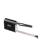 Cinta métrica de aluminio con pulsador y cordón para transporte 3M color negro vista de impresión