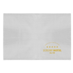 Paño rectangular para cocina de algodón reciclado 140 g/m2 color blanco quinta vista