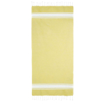 Pareo de algodón reciclado y poliéster en varios colores 150 g/m2 color amarillo segunda vista