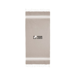 Pareo de algodón reciclado y poliéster en varios colores 150 g/m2 color beige vista principal