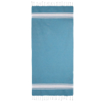 Pareo de algodón reciclado y poliéster en varios colores 150 g/m2 color azul claro segunda vista