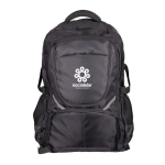 Mochila de viajes con compartimiento para portátil 16'' color negro vista detalle