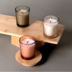 Vela de parafina aromatizada en tarro de cristal translucido segunda vista