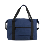 Bolsa de canvas RPET ideal para llevar en el trolley 460 g/m2 color azul marino segunda vista