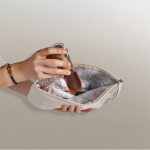 Neceser de algodón reciclado con forro de aluminio isotérmico color natural segunda vista