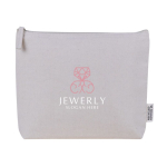 Neceser de algodón reciclado con forro de aluminio isotérmico color natural sexta vista