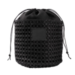 Neceser de papel de rafia en forma de saco con cierre de cordones