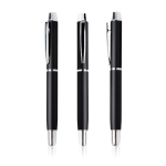 Roller elegante de aluminio con detalles plateados tinta azul color negro vista 11