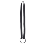 Lanyard posavasos con correa de silicona ideal parea festivales color negro vista 11